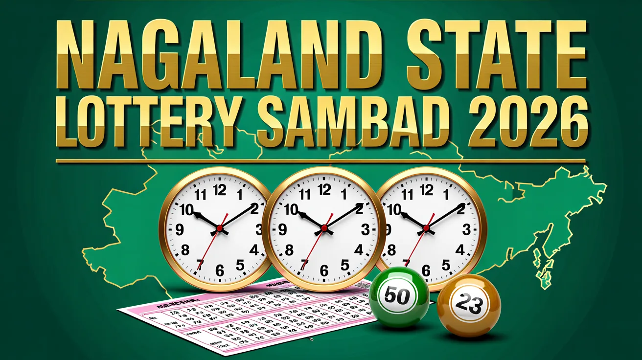 Nagaland State Lottery Sambad 2026 – Today Result 1 PM, 6 PM, 8 PM, Prize List & Claim Guide